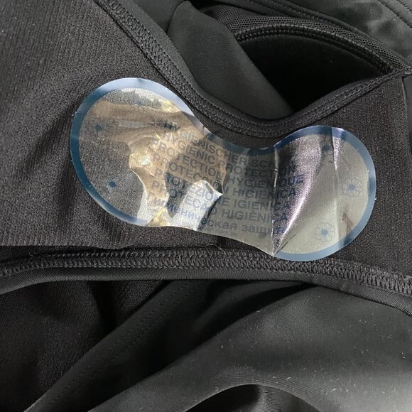 Ulla Popken One Piece‎ Swimsuit Size 18 Black Solid Keyhole NWT SW-1826 - Picture 8 of 12